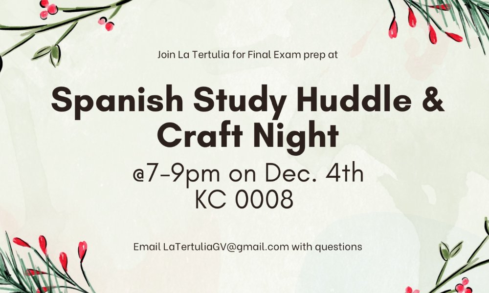 Spanish Study Huddle & Craft Night