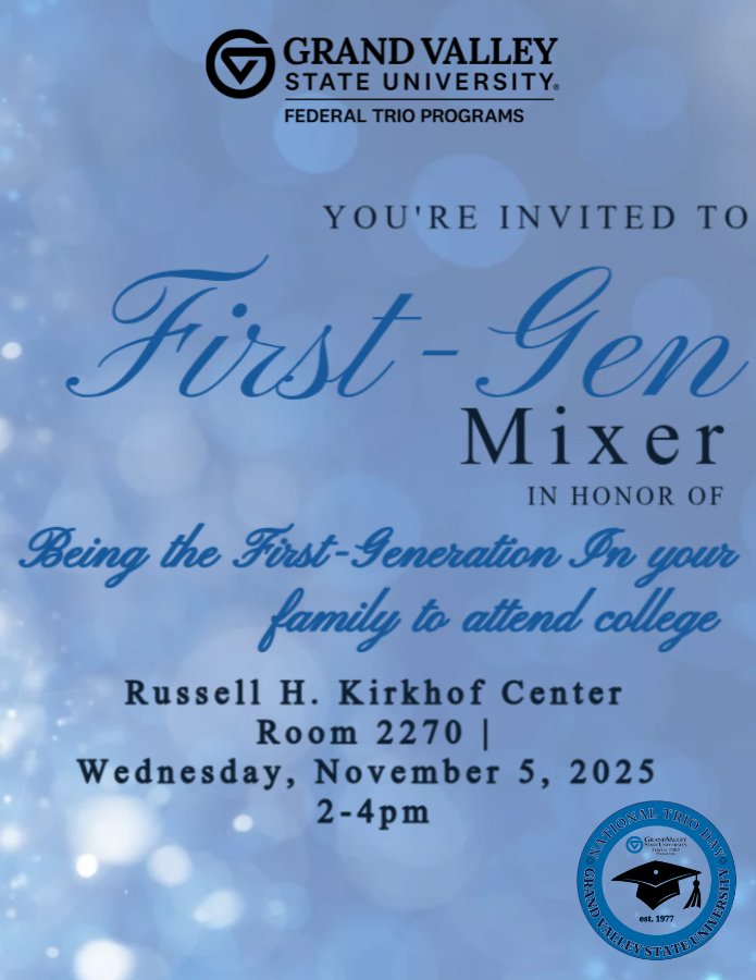 Flyer with text about event