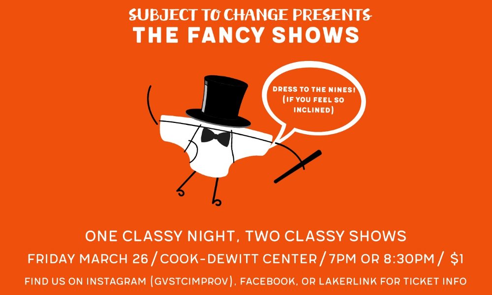 The Fancy Show: a Classy Evening of Improv Comedy