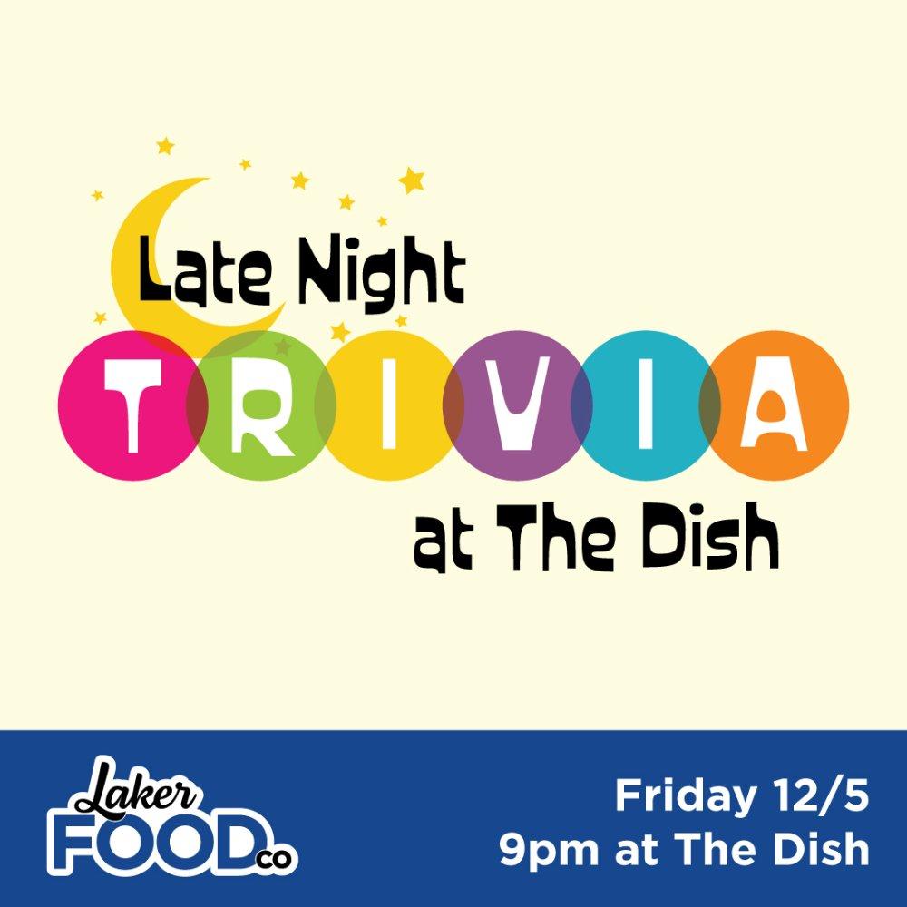Late Night Trivia at The Dish