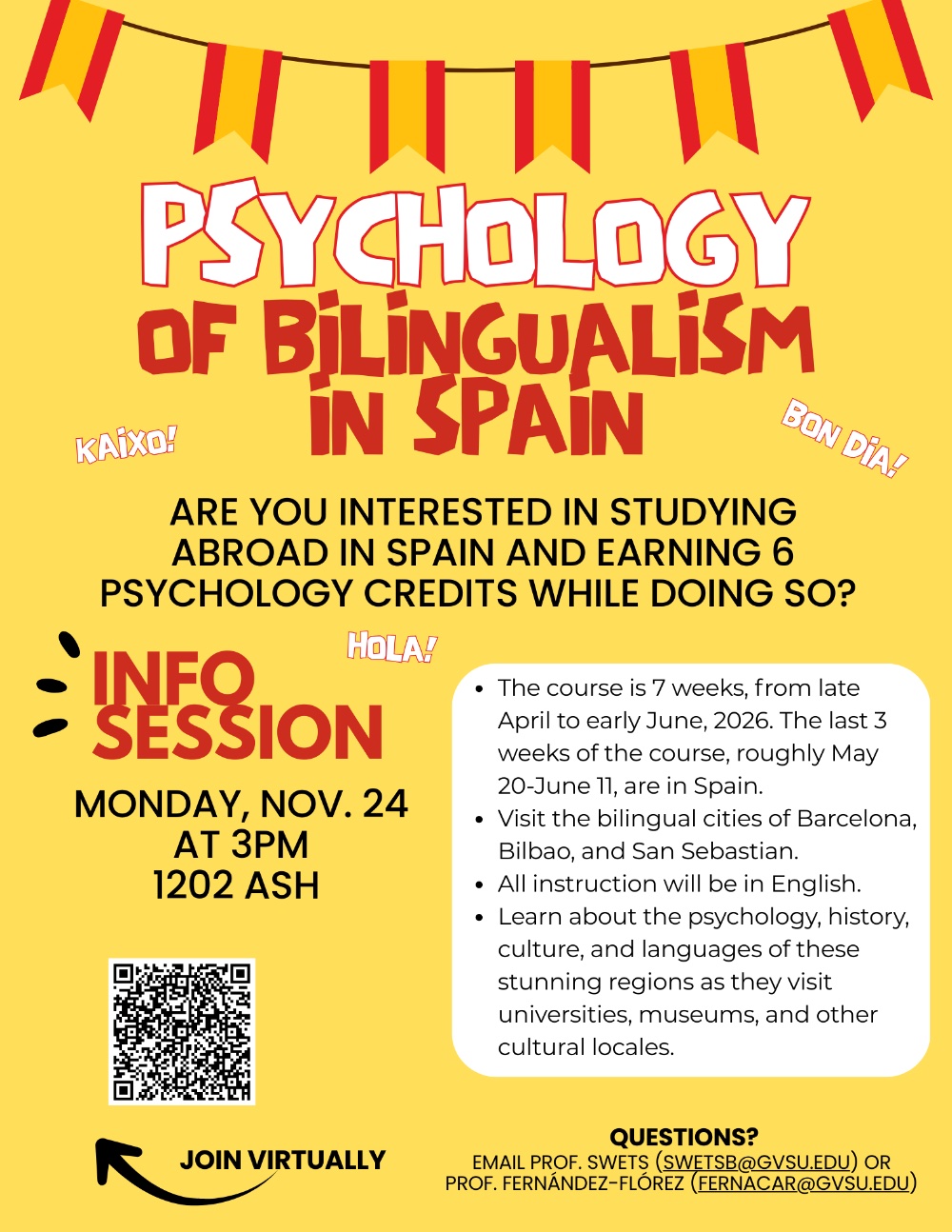 Psychology of Bilingualism in Spain Poster