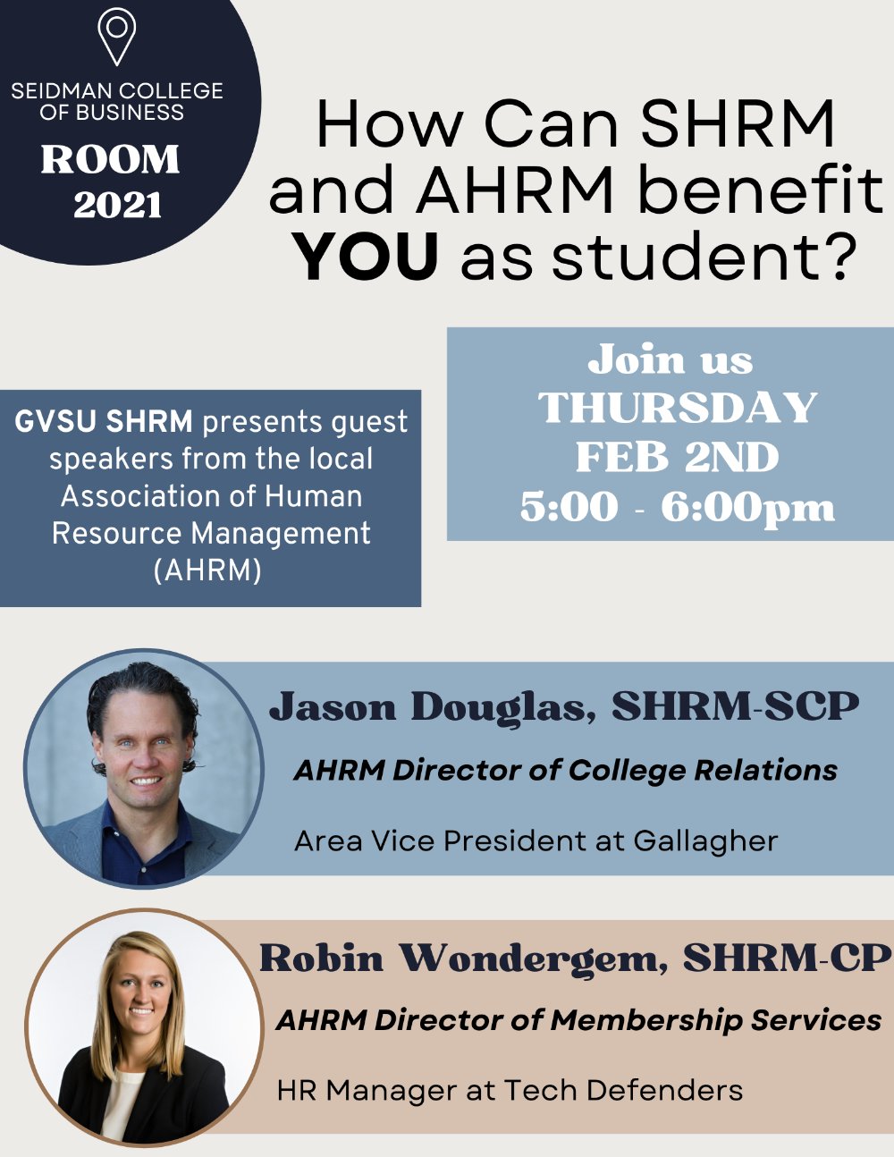 How Can SHRM and AHRM benefit YOU as a student?