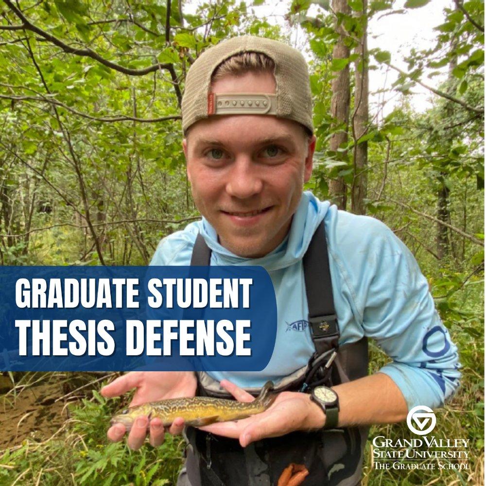 Graduate Student Thesis Defense