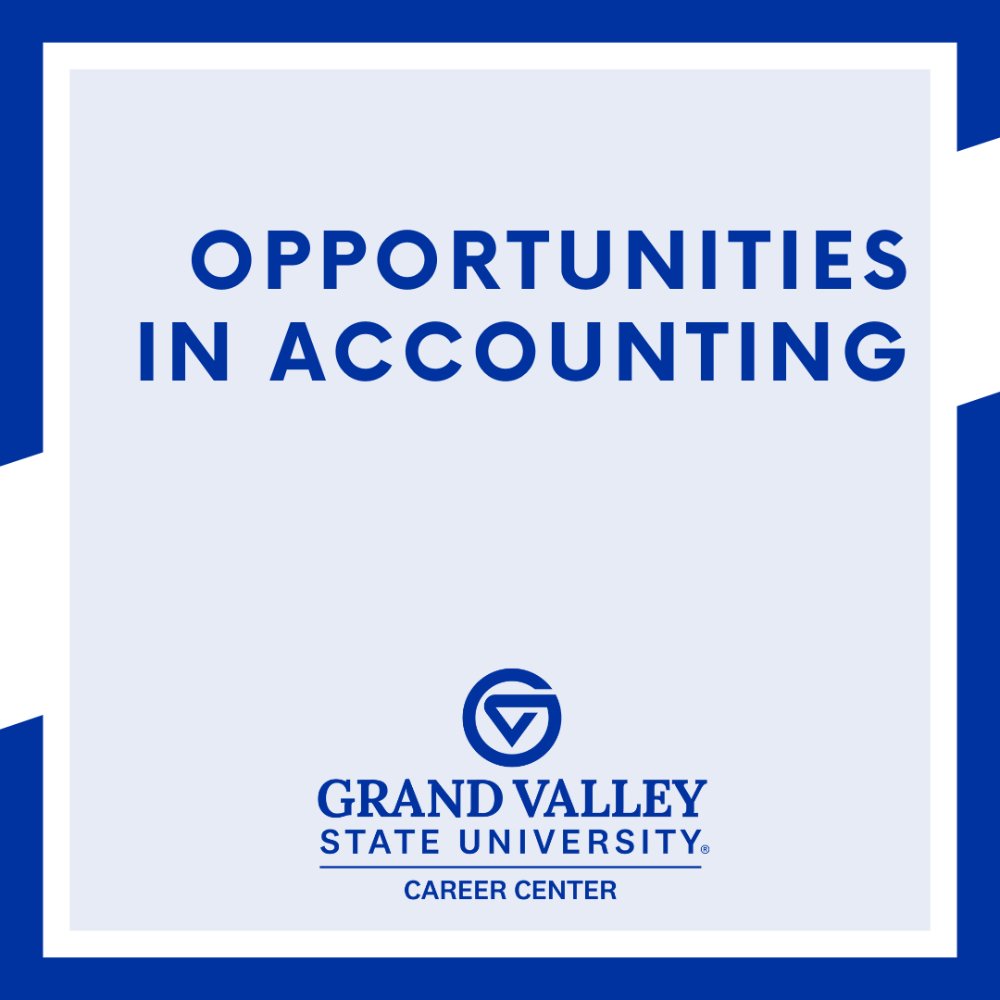 Opportunities in Accounting