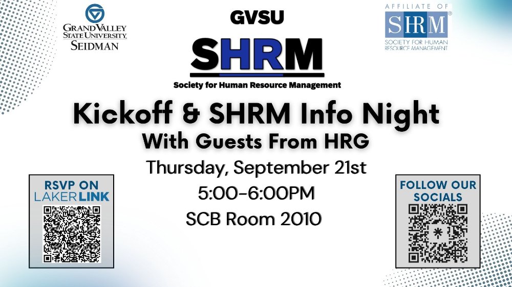 SHRM Kickoff and Info Night
