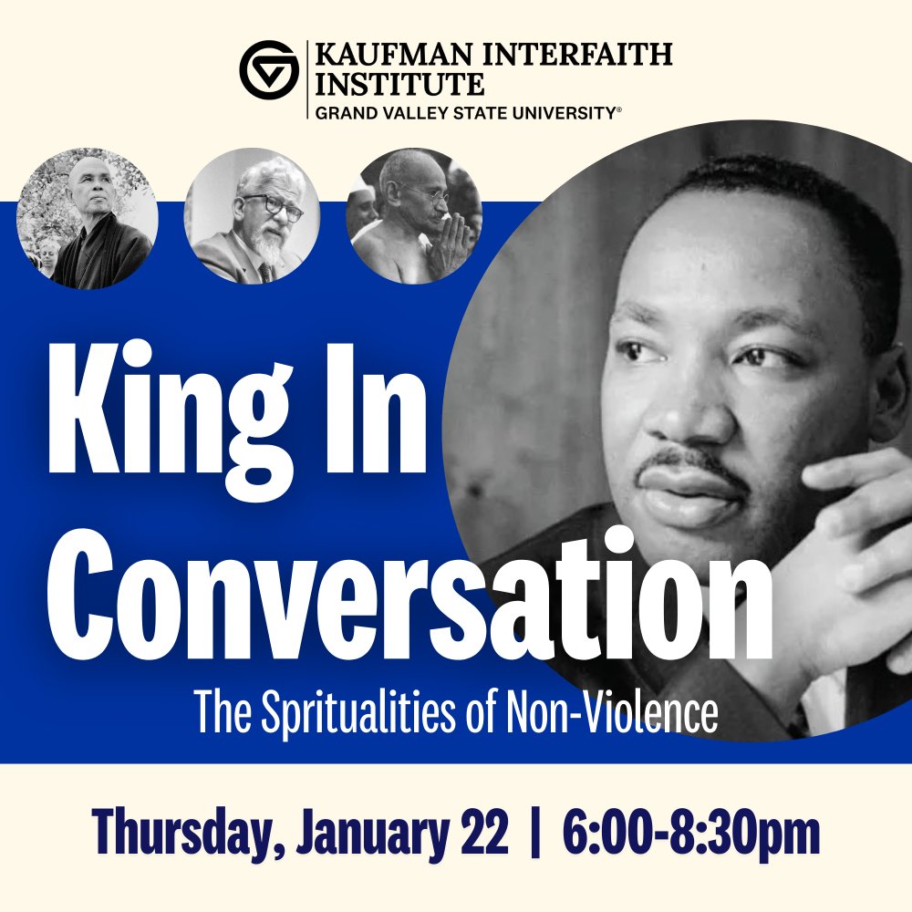 Picture of MLK with Mahatma Gandhi, Rabbi Abraham Joshua Heschel, and Venerable Zen Master Thich Nhat Hanh