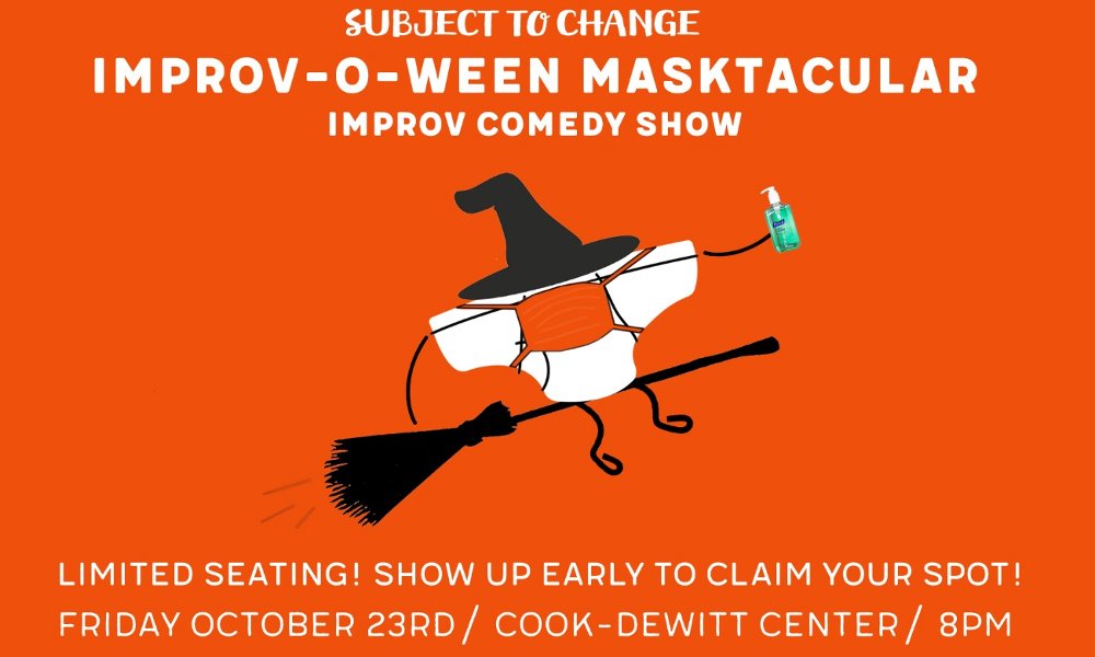 Subject to Change Improv Comedy Show: The Improv-O-Ween Masktacular