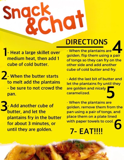 Steps to making recipe.