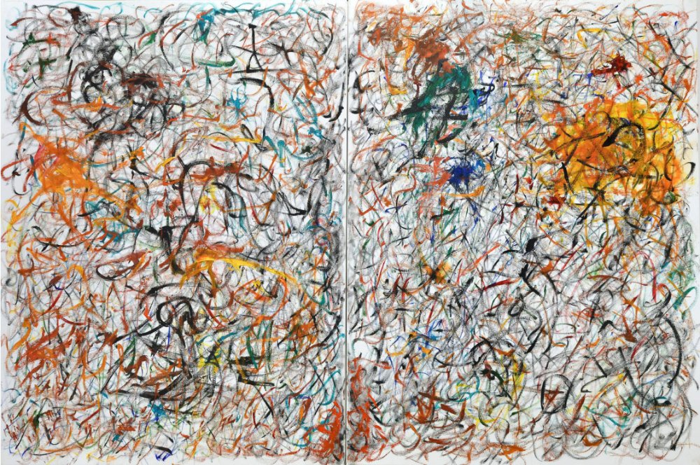 Stanley Krohmer, Cy-tation, 2019, oil on canvas, courtesy of the artist