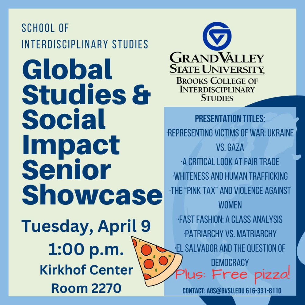 flyer for GSI Senior Showcase