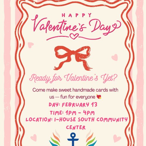 Valentines Cards Making at Laker Village South Community Center