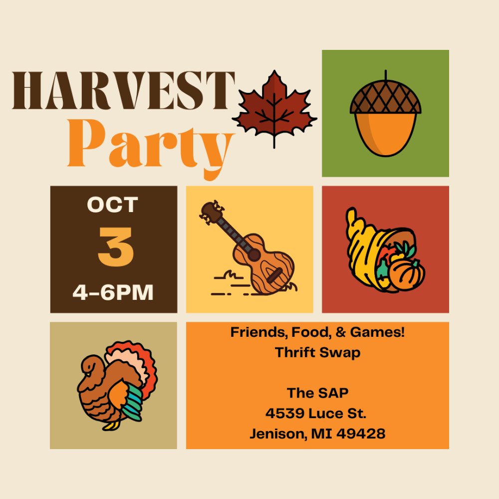 Harvest Party Flyer