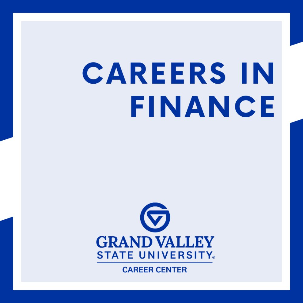 Careers in finance flyer
