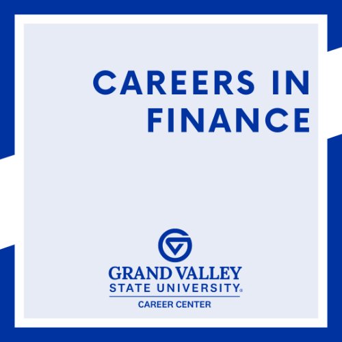 Careers in finance flyer