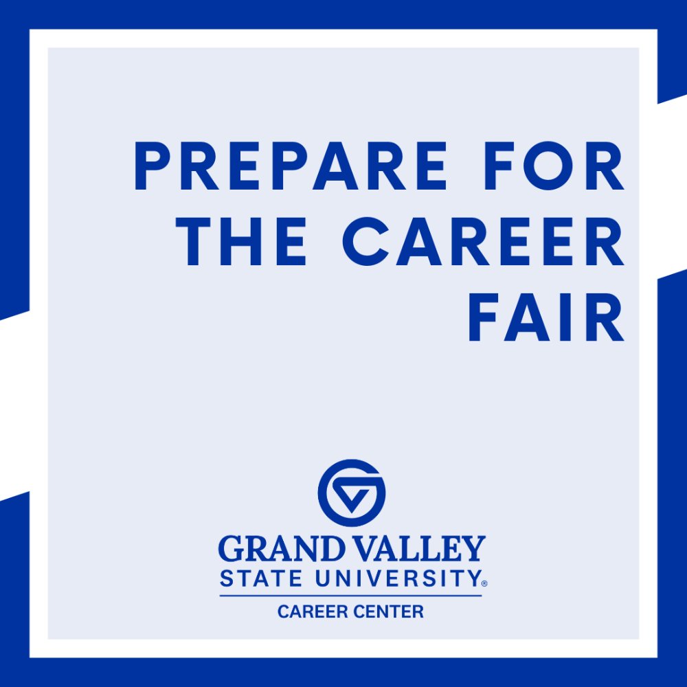 Prepare for the career fair flyer