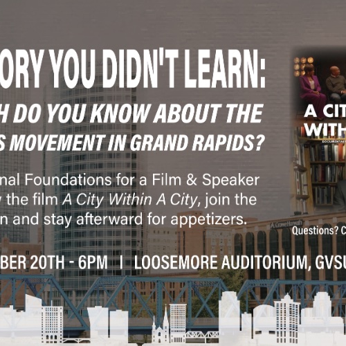 City within a City: Film & Speaker Series (INT 100/201 APPROVED)
