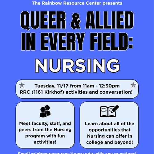 Queer and Allied in Every Field: Nursing