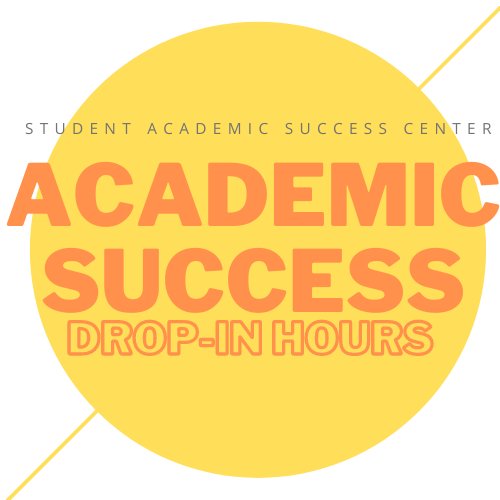 Student Academic Success Center Academic Success Virtual Workshops
