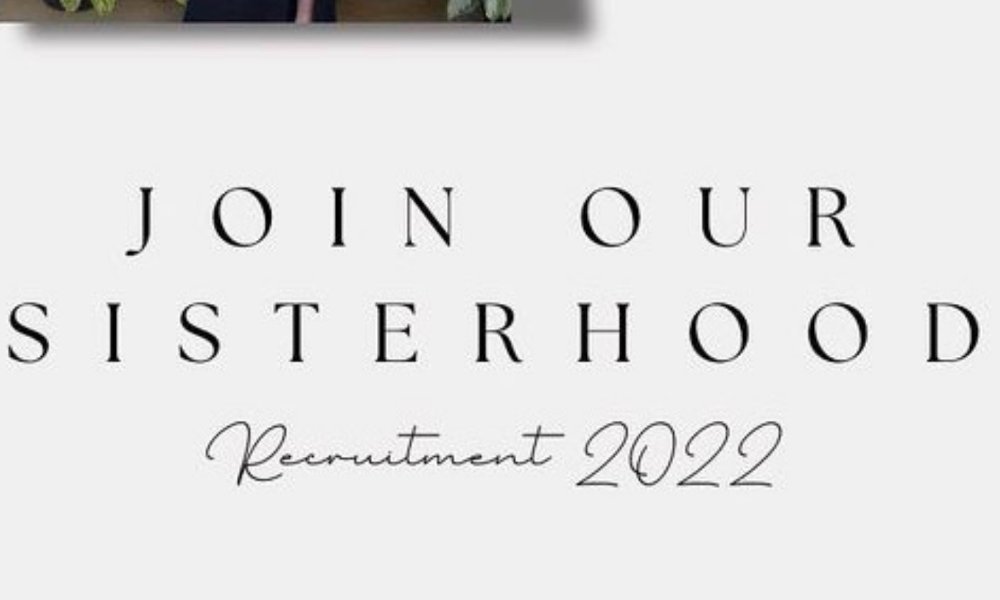 Register for Formal Panhellenic Sorority Recruitment