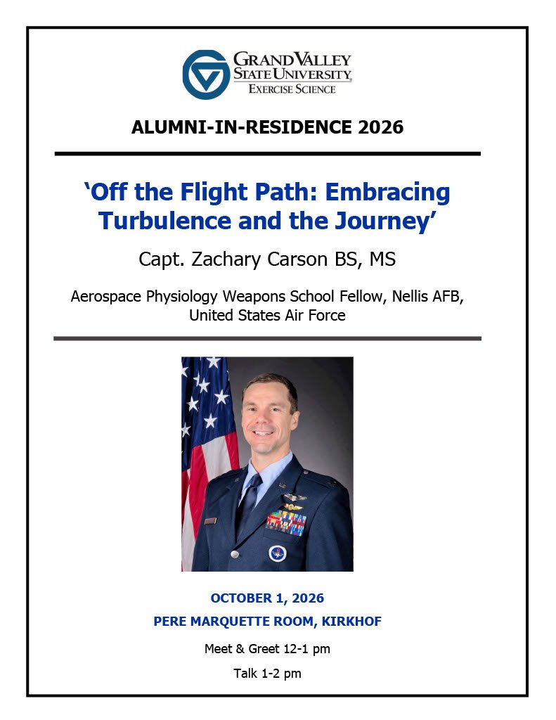 Flyer for Zachary Carson presentation