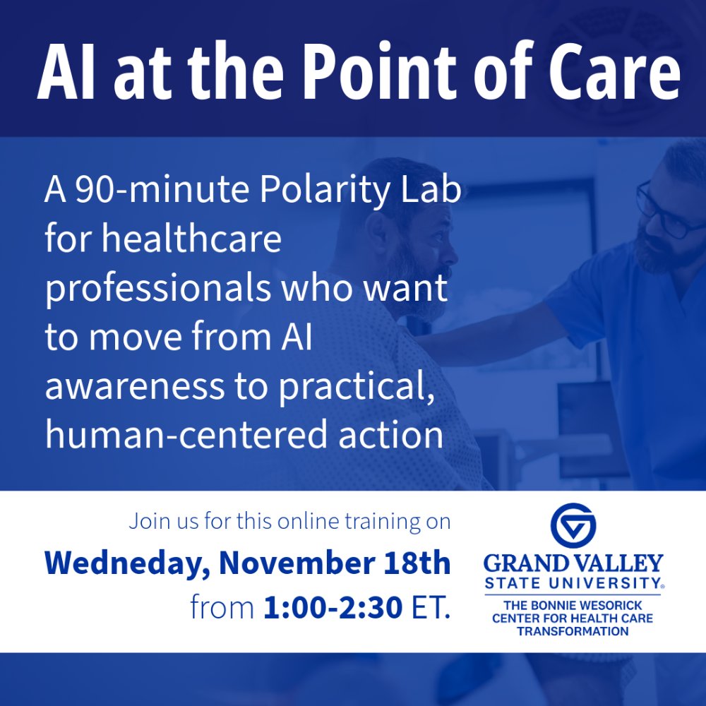 AI at the Point of Care CE Event on 11/18/26