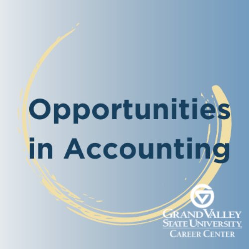 Opportunities in Accounting