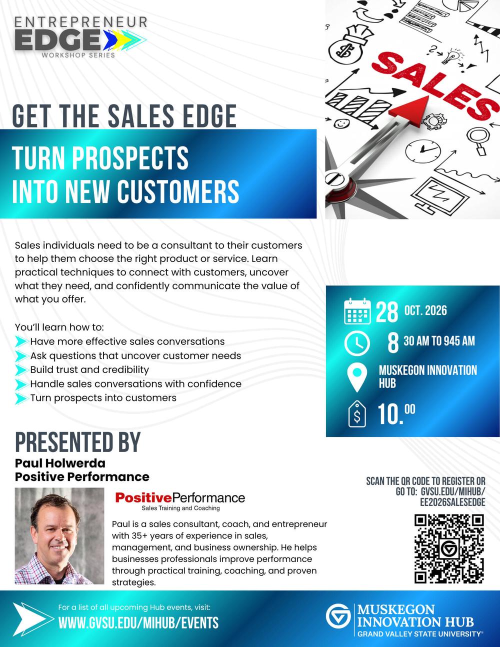 Entrepreneur Edge Flyer - October 2026 - The Sales Edge