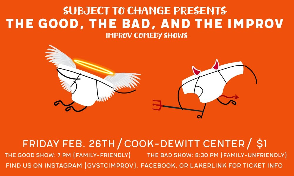 The Good, the Bad, and the Improv: Family-UNfriendly Improv Comedy Show