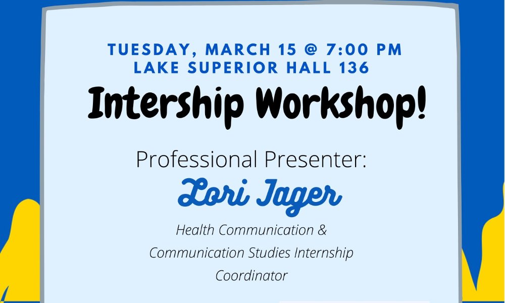 Internship Workshop for Communication Studies & Health Communication Majors