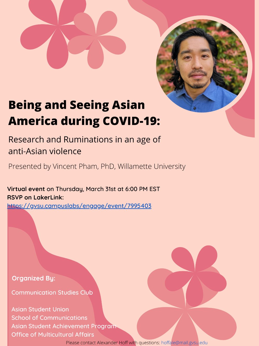 Being and Seeing Asian America during COVID-19 flyer