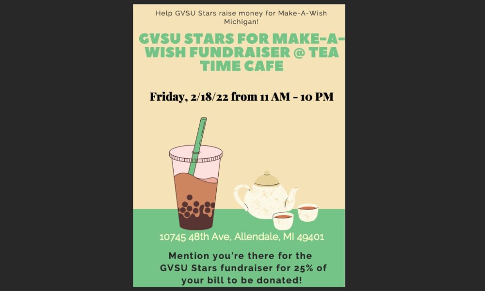 Make-A-Wish Foundation Fundraiser at Tea Time Cafe!