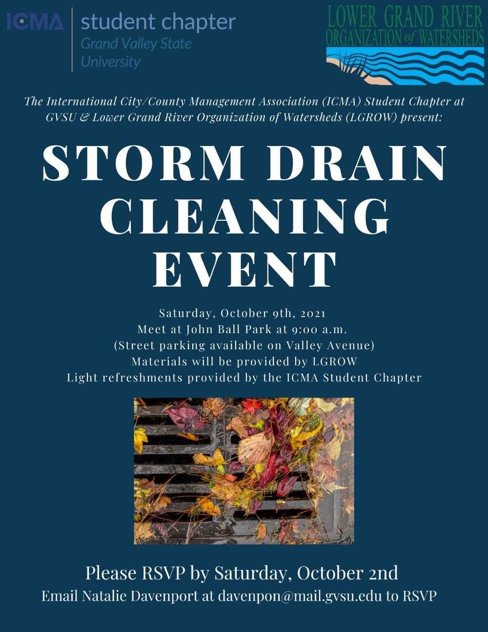 Storm Drain Cleaning Event
