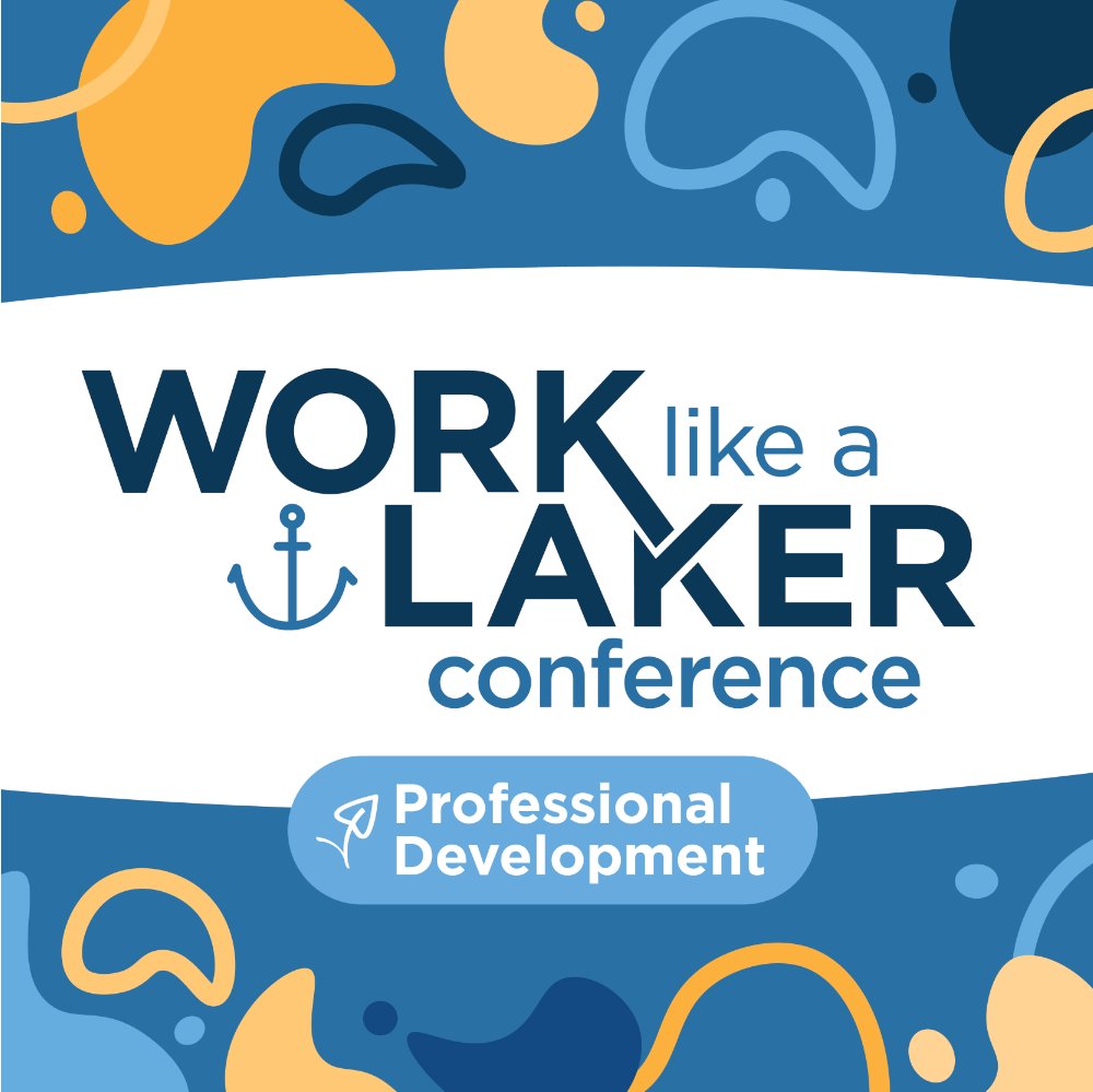 work like a laker conference professional development track logo