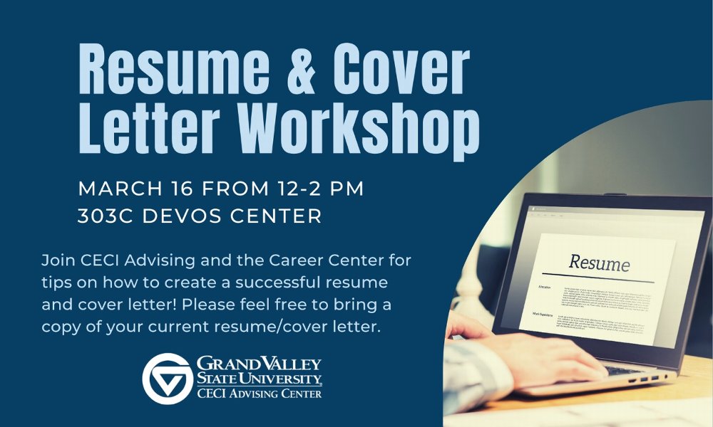 Resume and Cover Letter Workshop
