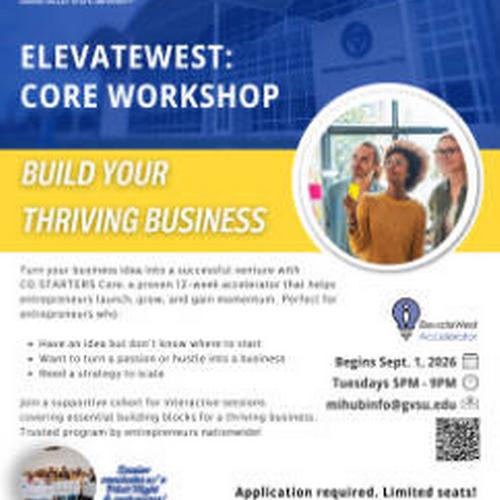 ElevateWest Business Accelerator: Core Workshop - Fall 2026