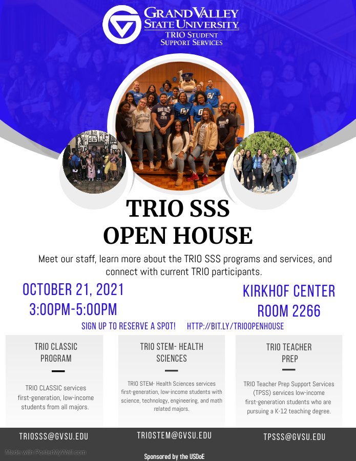 TRIO SSS Open House