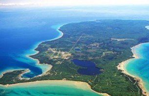 Beaver Island, seen from above