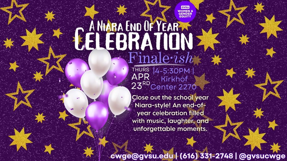 Niara End of year Celebration Flyer