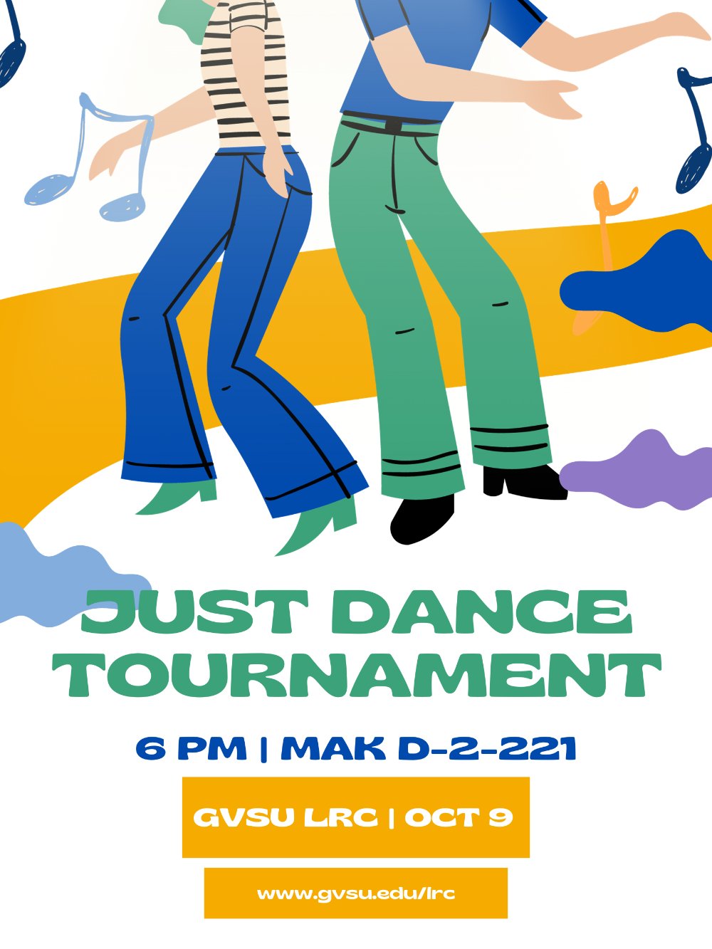 Just Dance 2 Tournament! October 9th, 6pm in MAK D-2-221