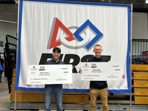 FIRST Robotics scholarship recipients