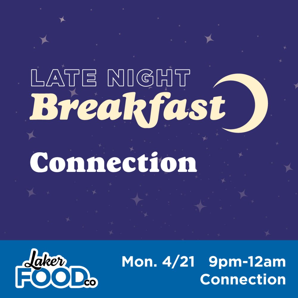 Late Night Breakfast at the Connection