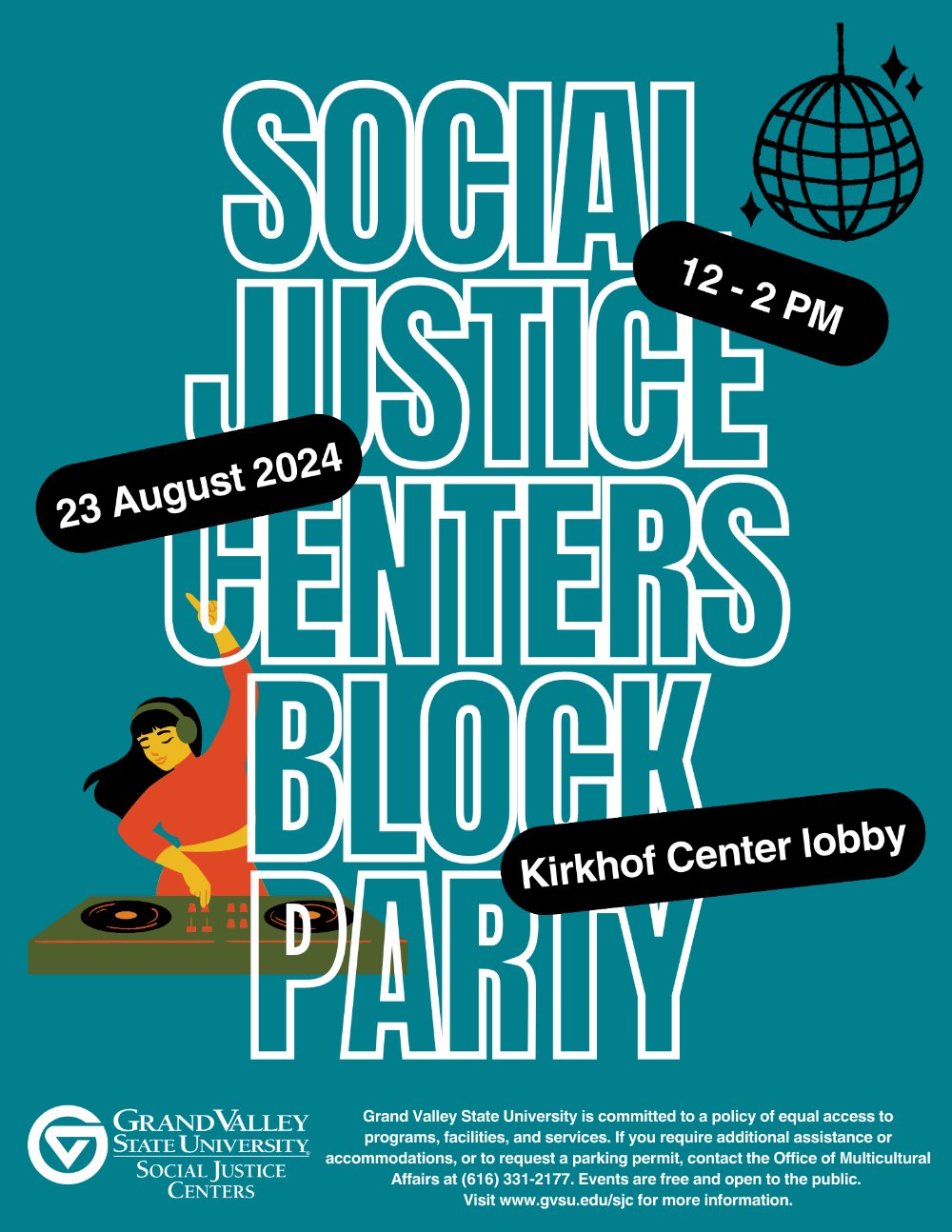 SJC block party flyer
