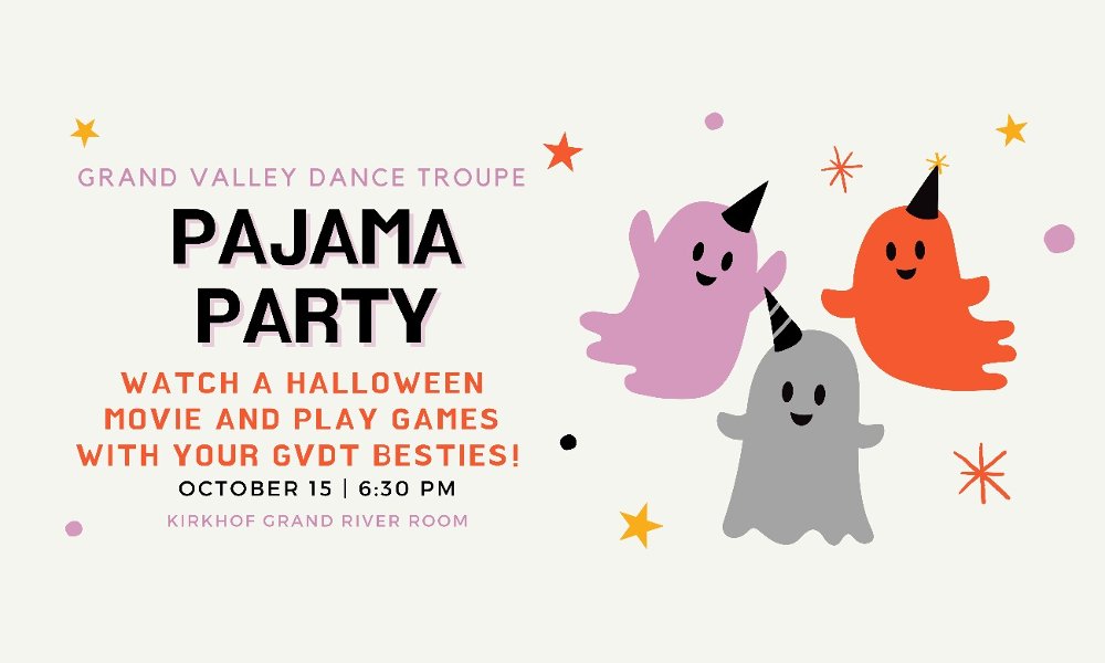 Grand Valley Dance Troupe Pajama Party!