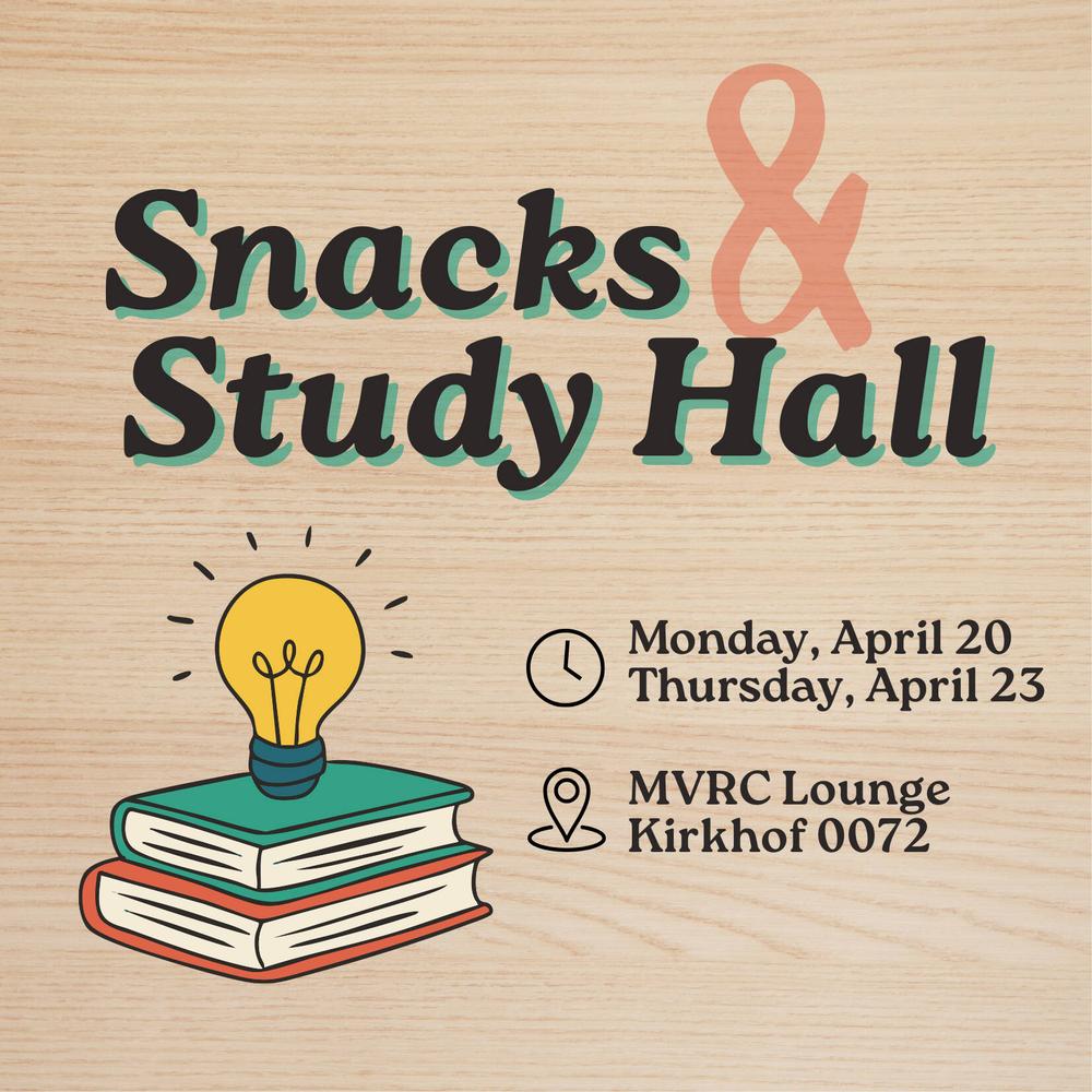 Snacks & Study Hall