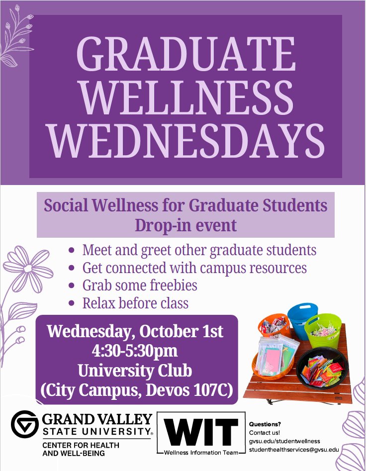 Graduate Wellness Wednesday