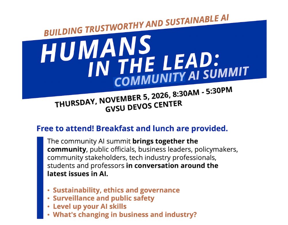 Humans in the Lead Flyer