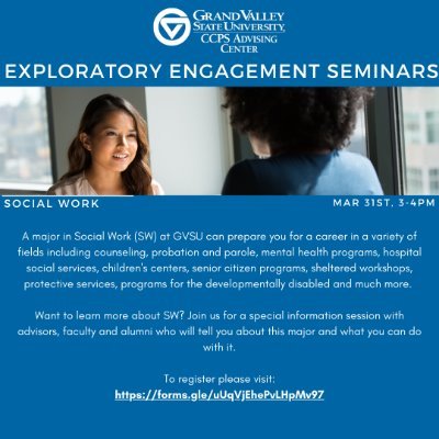 Social Work Information Session for Exploratory Students