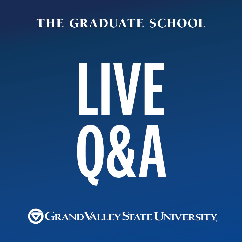 The Graduate School Live Q&A Image