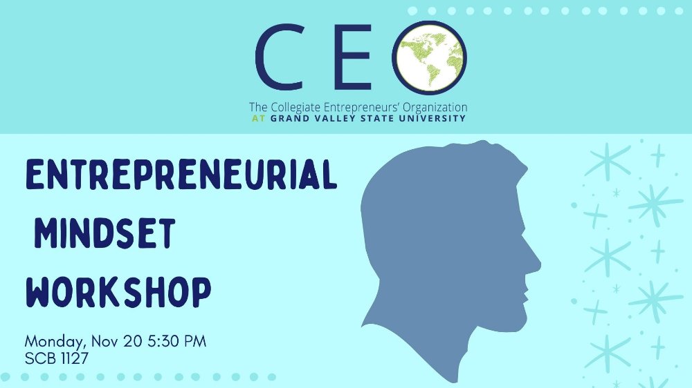 CEO Club Presents Entrepreneurial Mindset Workshop