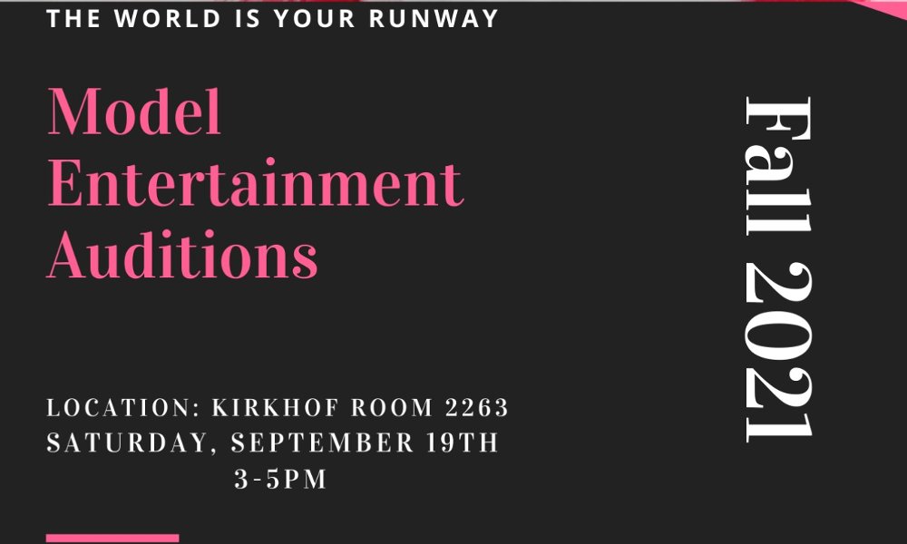Model Entertainment Fall 2021 Auditions
